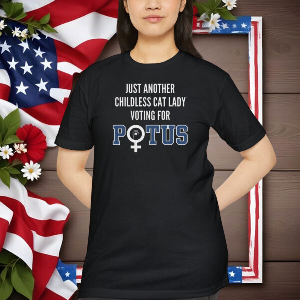 Childless Cat Lady Kamala Shirt, Kamala Harris President T-Shirt