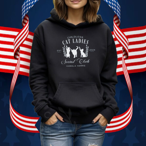 Childless Cat Lady Kamala Shirt - Miserable Childless Cat Ladies Shirt