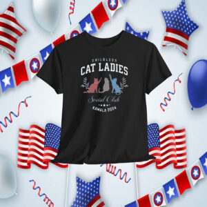 Childless Cat Lady Kamala Tank Top, Kamala Harris President 2024 Shirt