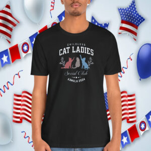Childless Cat Lady Kamala Tank Top, Kamala Harris President 2024 Shirt