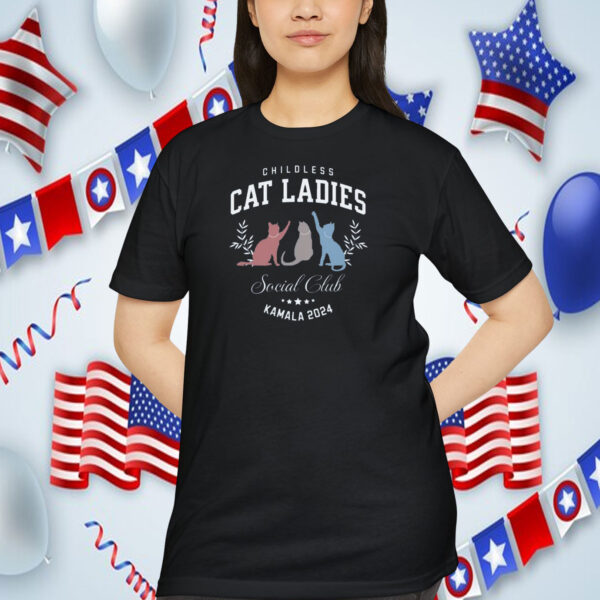 Childless Cat Lady Kamala Tank Top, Kamala Harris President 2024 Shirt