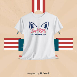 Childless Cat Lady Kamala for President Shirt