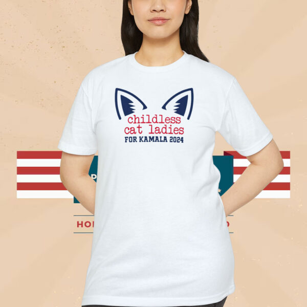 Childless Cat Lady Kamala for President Shirt