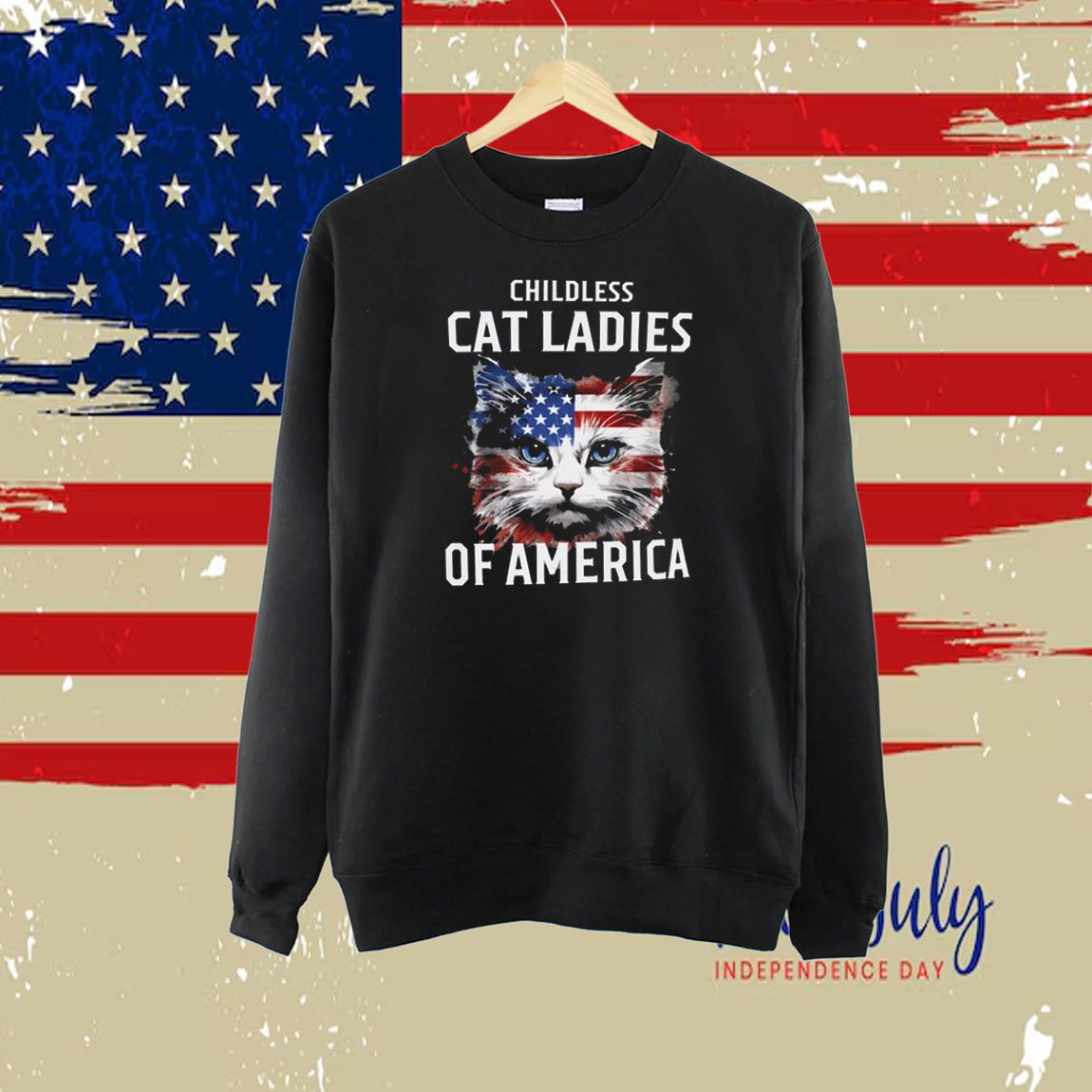 Childless Cat Lady Meme Shirt Kamala Harris 2024 Shirt