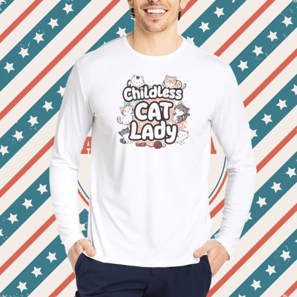 Childless Cat Lady Shirt 2024 Election Political Shirt