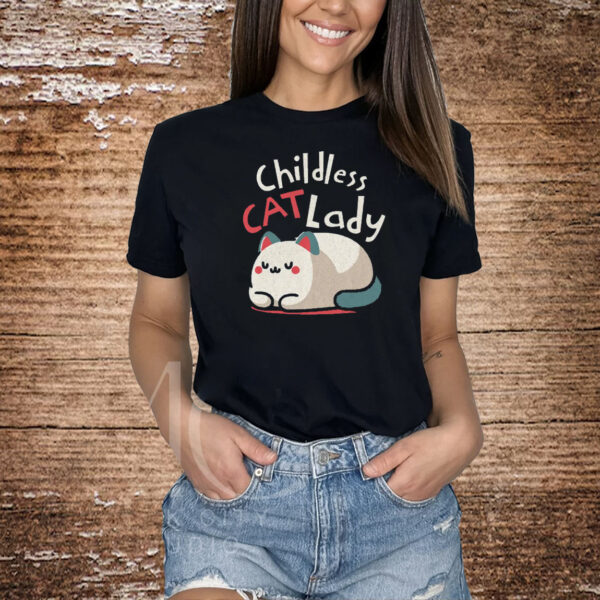 Childless Cat Lady Shirt, Cat Ladies for Kamala Tee, Pro Women's Rights Shirt