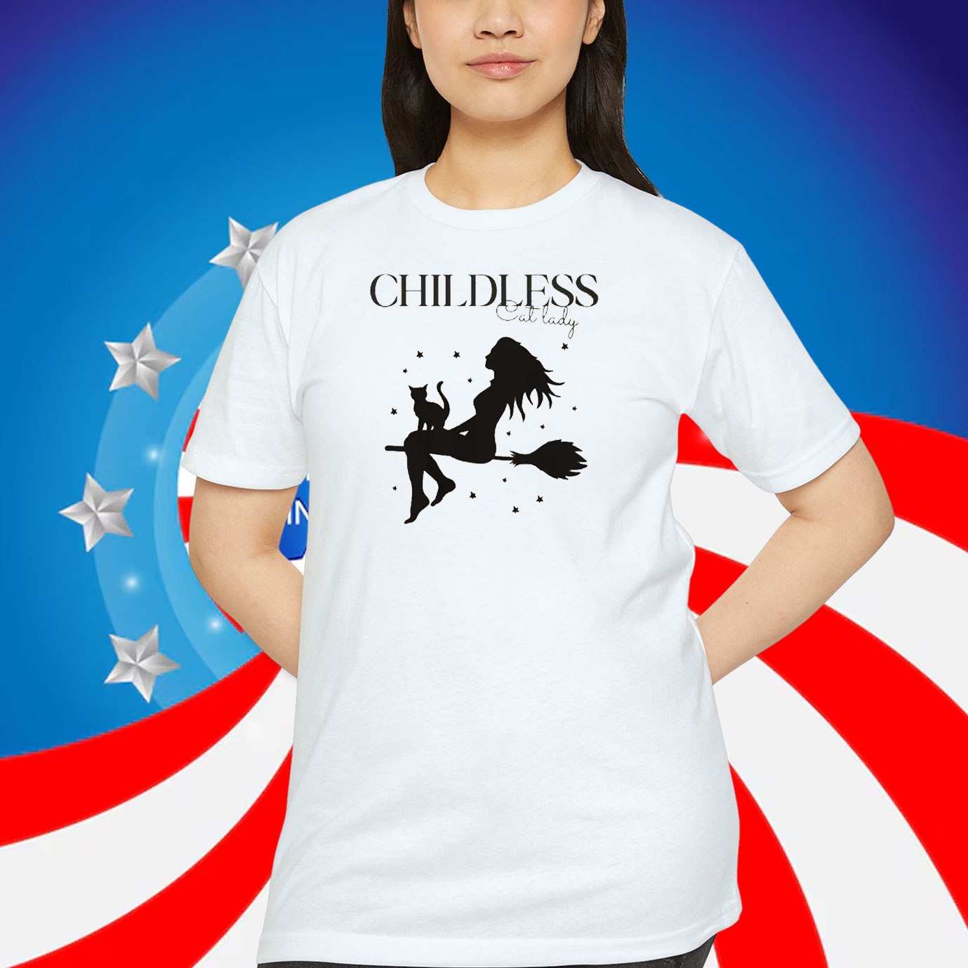 Childless Cat Lady Shirt Halloween Shirt Feminist Shirt Witch 2024 Shirt