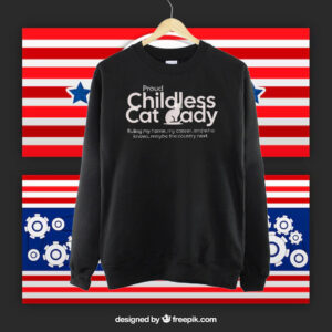 Childless Cat Lady Shirt, Kamala Harris 2024, Childless Millennials, JD Vance Shirt