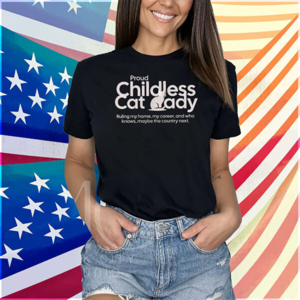Childless Cat Lady Shirt, Kamala Harris 2024, Childless Millennials Shirt