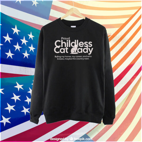 Childless Cat Lady Shirt, Kamala Harris 2024, Childless Millennials Shirt