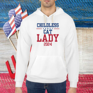 Childless Cat Lady Shirt, Kamala Harris 2024 Tee, Vote Blue 2024 Shirt