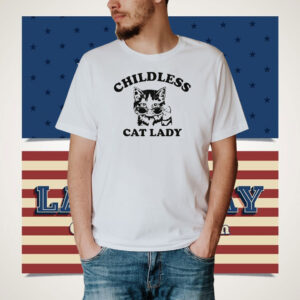 Childless Cat Lady Shirt, Kamala Harris 2024 Tee, Vote Blue Shirt, 2024 Election Shirt