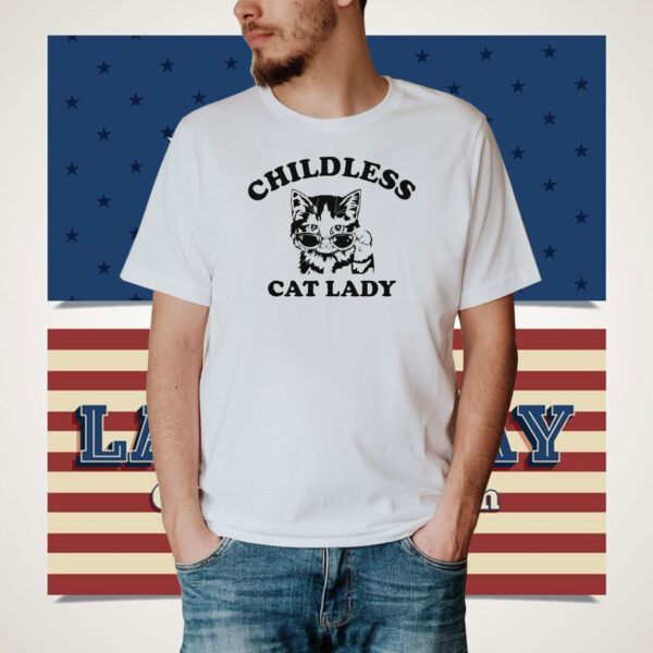 Childless Cat Lady Shirt, Kamala Harris 2024 Tee, Vote Blue Shirt, 2024 Election Shirt