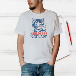 Childless Cat Lady Shirt, Kamala Harris 2024 Tee, Vote Blue Shirt, 2024 Election Shirts