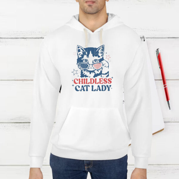 Childless Cat Lady Shirt, Kamala Harris 2024 Tee, Vote Blue Shirt, 2024 Election Shirts