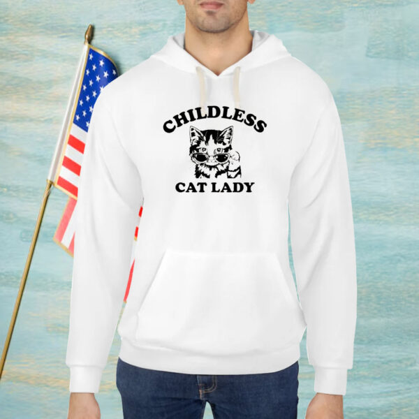 Childless Cat Lady Shirt, Kamala Harris 2024 Tee, Vote Blue Shirt