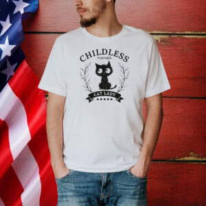 Childless Cat Lady Shirt Kamala Harris T-Shirt Voting Shirt