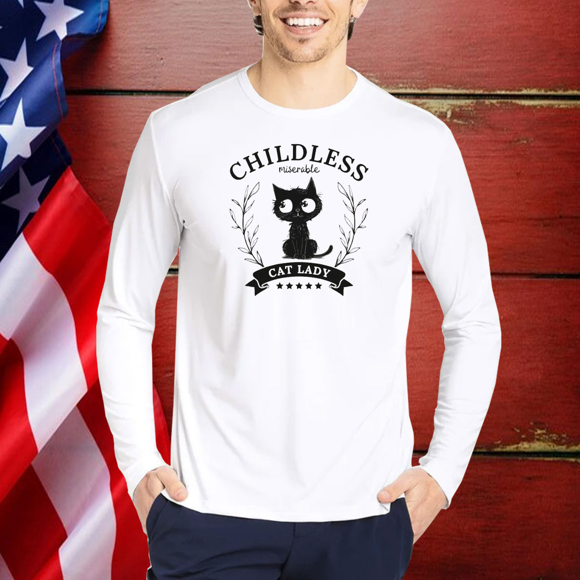 Childless Cat Lady Shirt Kamala Harris T-Shirt Voting Shirt