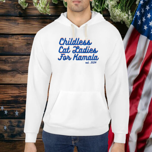 Childless Cat Lady Shirt Kamala for President March For The Movement Shirt