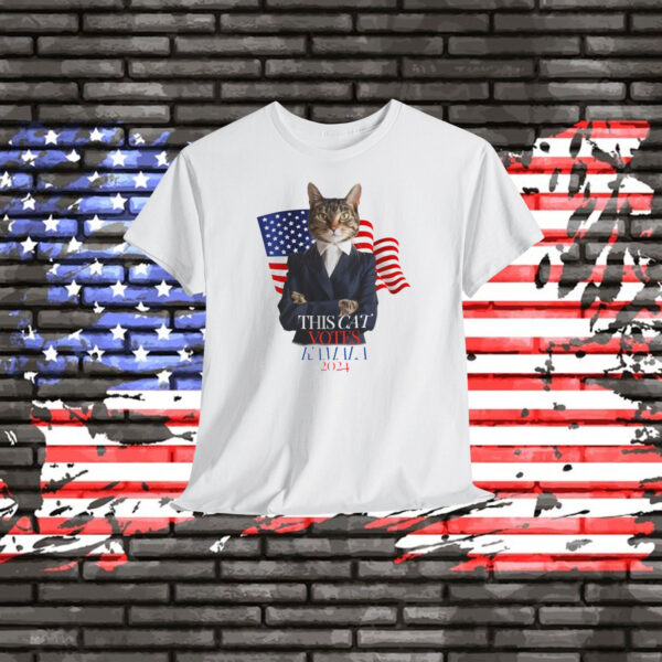 Childless Cat Lady Shirt, This Cat Votes Kamala, Unisex Jersey Shirt