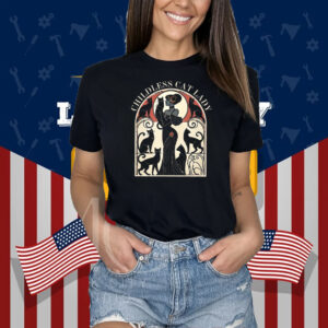 Childless Cat Lady Shirt for Kamala Harris 2024 Classy Kamala Stepmom Shirt