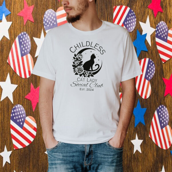Childless Cat Lady Social Club T-Shirt, Childless Cat Lady Shirt