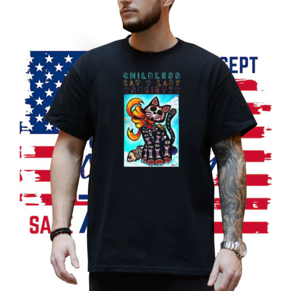 Childless Cat Lady Society,Unisex T-Shirt,Kamala Harris President Shirt