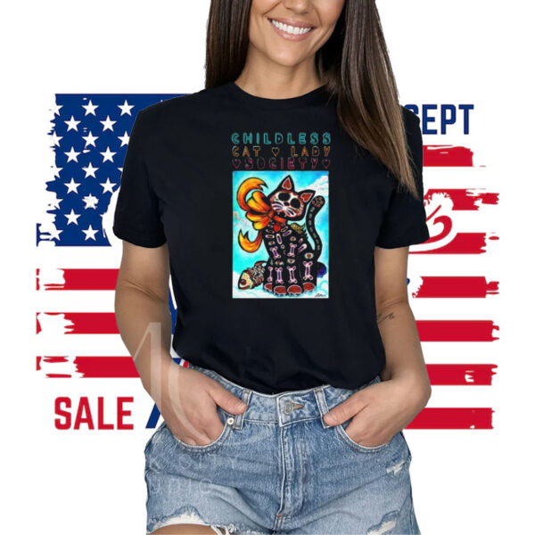 Childless Cat Lady Society,Unisex T-Shirt,Kamala Harris President Shirt