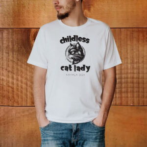 Childless Cat Lady T-shirt Cat Lady for Kamala Shirt Kamala 2024 Shirt
