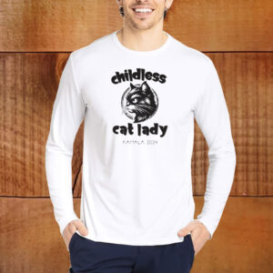 Childless Cat Lady T-shirt Cat Lady for Kamala Shirt Kamala 2024 Shirt