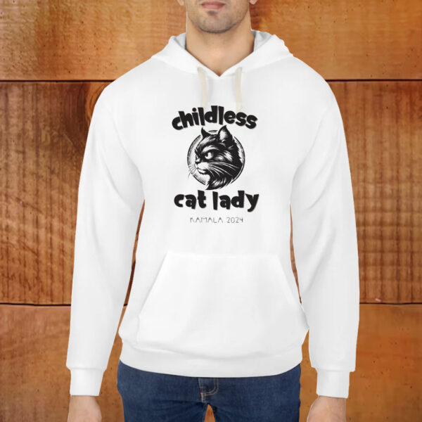 Childless Cat Lady T-shirt Cat Lady for Kamala Shirt Kamala 2024 Shirt