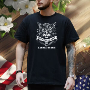 Childless Cat Lady T-shirt, Vote Kamala 2024, Feminist Voting Shirt
