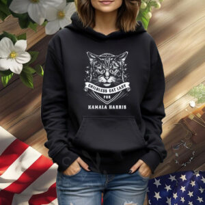 Childless Cat Lady T-shirt, Vote Kamala 2024, Feminist Voting Shirt