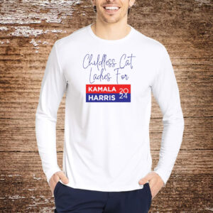Childless Cat Lady TShirt, Kamala Harris Tee, USA Election 2024 Shirt