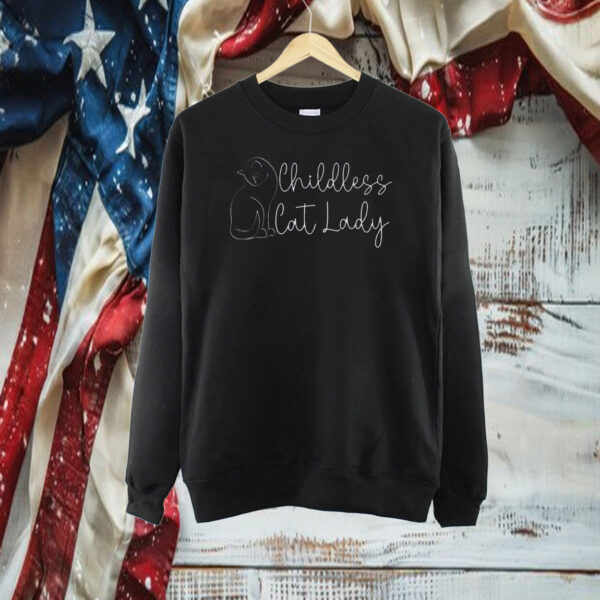 Childless Cat Lady Tshirt, 2024 Election Political Shirt