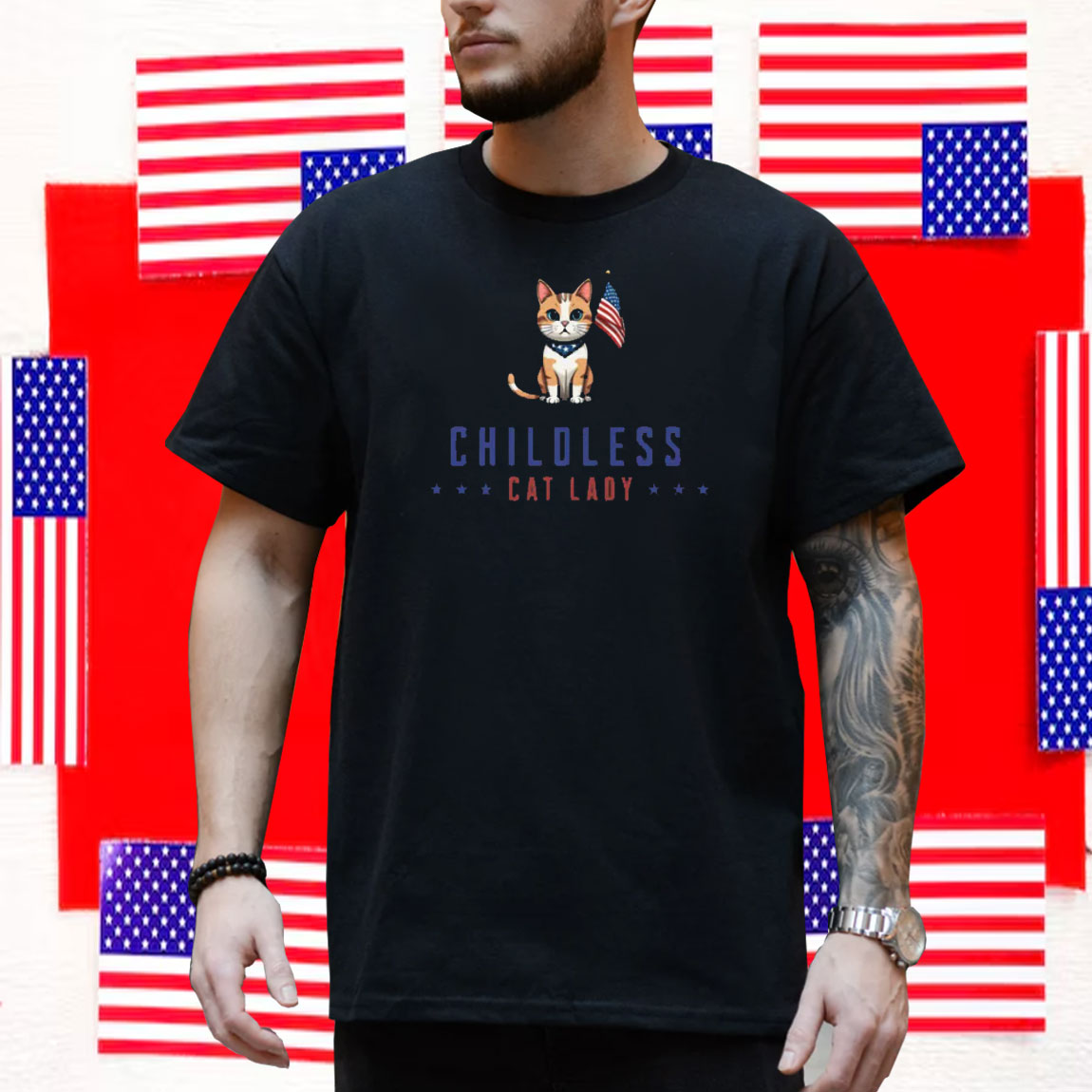 Childless Cat Lady Unisex Tee, votes for women, election Shirt