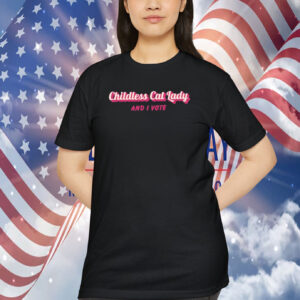 Childless Cat Lady and I Vote Tank Top, Kamala Harris 2024 Shirt