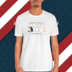 Childless Cat Lady for Kamala Tshirt, Childless Cat Lady for Harris Shirt
