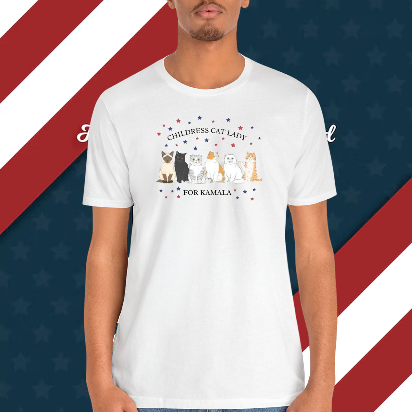 Childless Cat Lady for Kamala Tshirt, Childless Cat Lady for Harris Shirt
