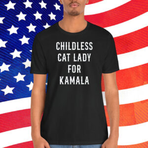 Childless Cat Lady for Kamala Women’s V-Neck Shirt