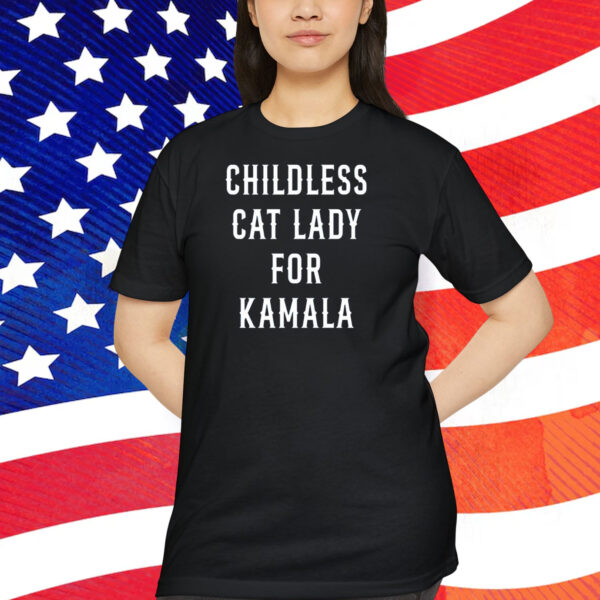 Childless Cat Lady for Kamala Women’s V-Neck Shirt