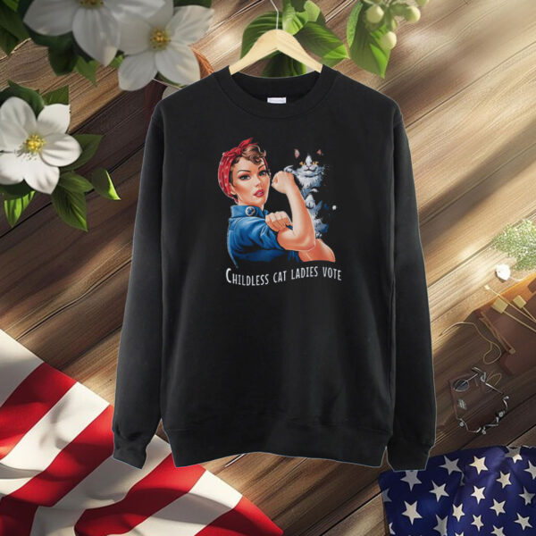 Childless Cat Lady shirt, Childless Cat Ladies, Vote 2024, Feminist Shirt