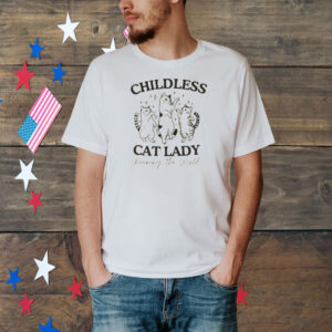 Childless Cat Lady shirt, Feminist Shirt, Vote 2024, Cat Lady Shirt