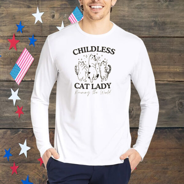 Childless Cat Lady shirt, Feminist Shirt, Vote 2024, Cat Lady Shirt