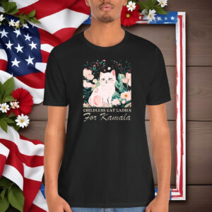 Childless Cat Lady shirt, Kamala Harris, Vote 2024, Feminist Voting Shirt
