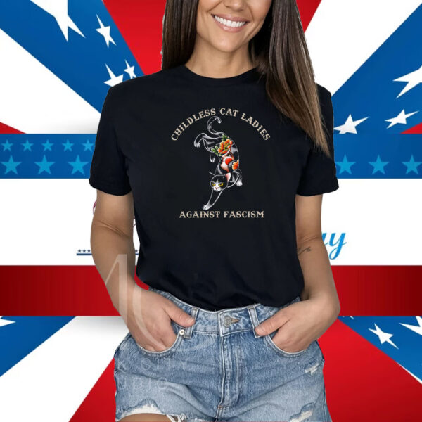Childless Cat Lady shirt, Rocker Tee, Vote 2024, Feminist Voting Shirt