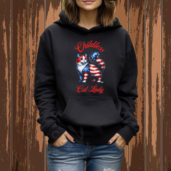 Childless Cat Lady shirt, Vote 2024 Shirt