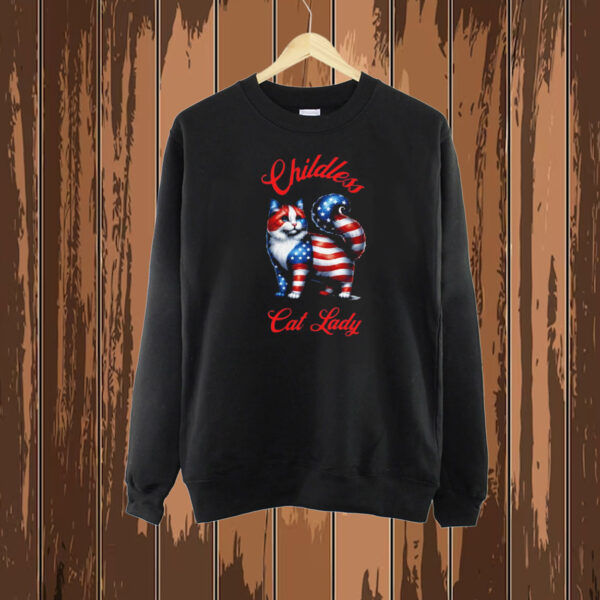 Childless Cat Lady shirt, Vote 2024 Shirt