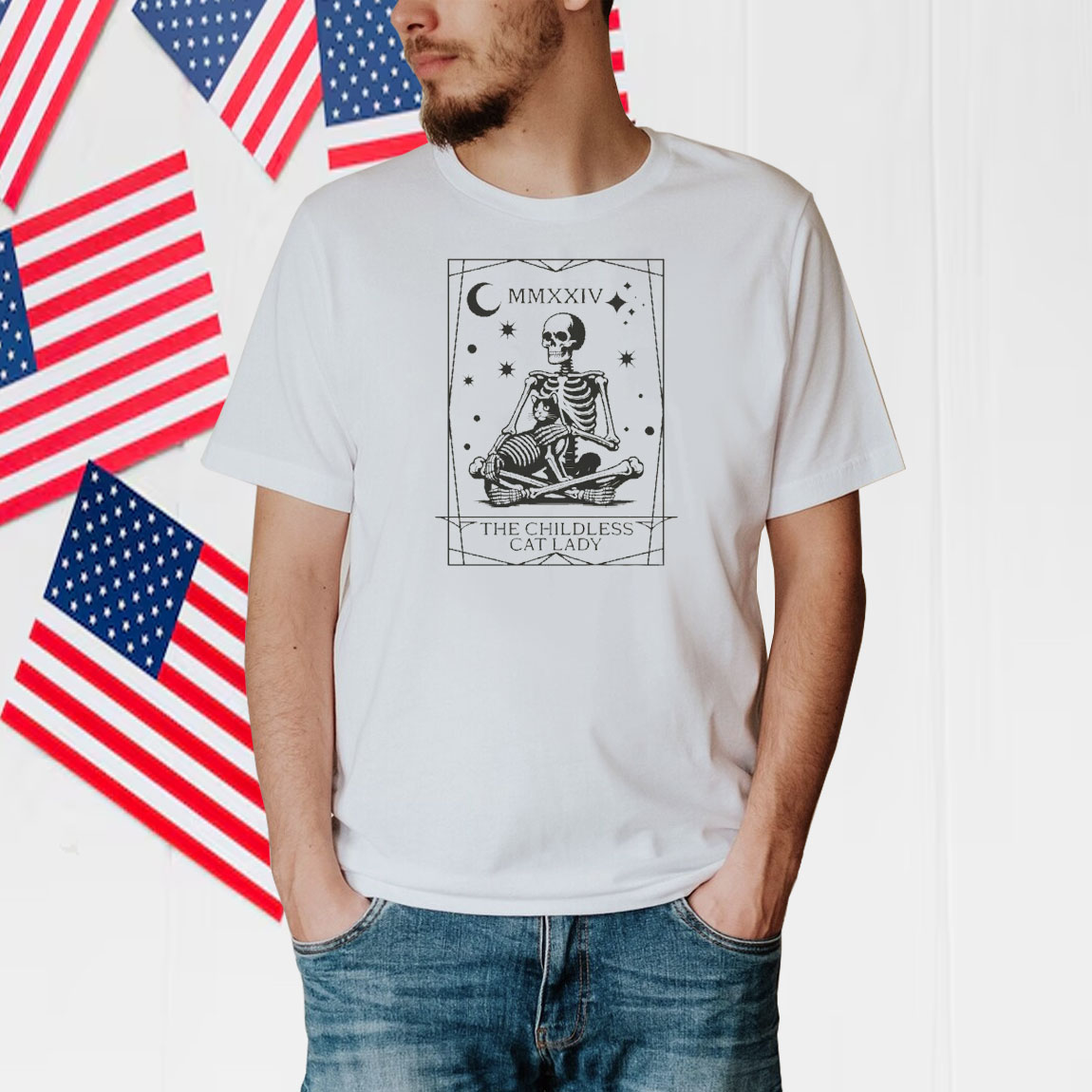 Childless Cat Lady tshirt, Comfort Colors® Tarot Card Shirt