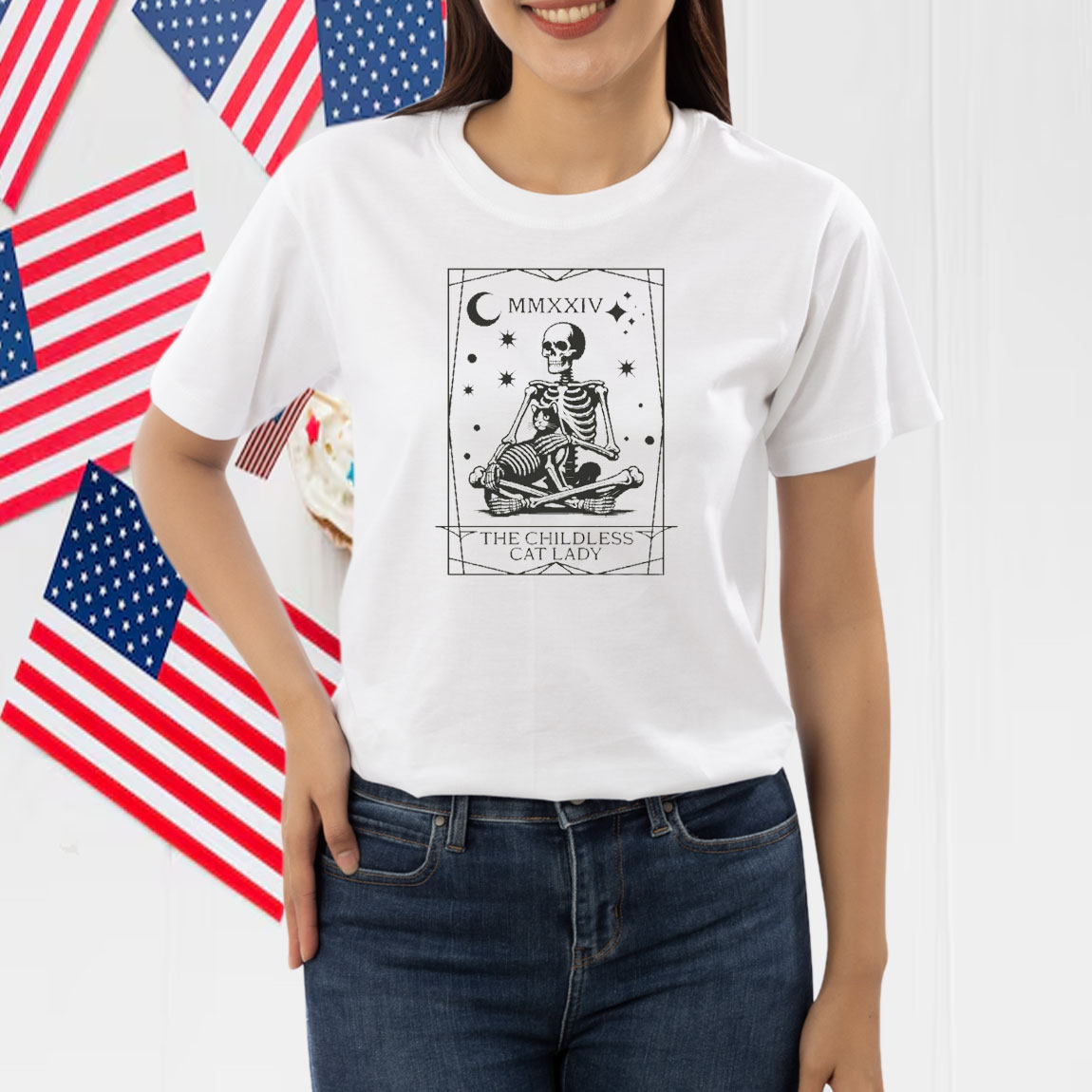Childless Cat Lady tshirt, Comfort Colors® Tarot Card Shirt